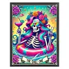 Halloween Skeleton-11CT Stamped Cross Stitch 50*65cm/19.69*25.59in(Big Size)