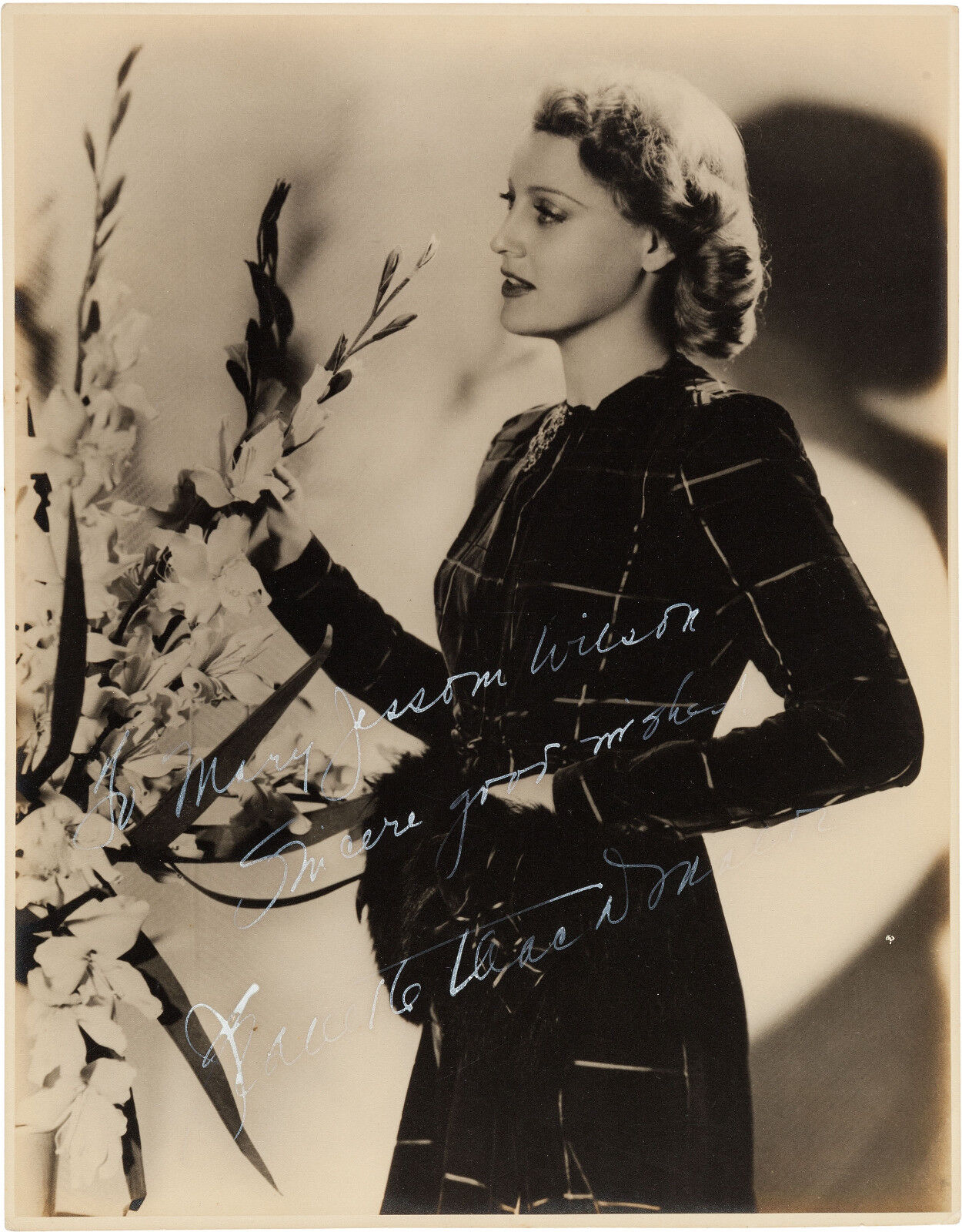 JEANETTE MacDONALD Signed Photo Poster paintinggraph - Film Actress - Preprint