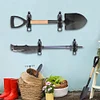 2pcs Shovel Holder Clamp Wall Mount Kit Quick Release Shovel Mount for Roof Rack