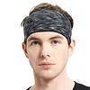 Unisex Sport Plain Colorful Lines Elastic Sweat Hair Head Bands
