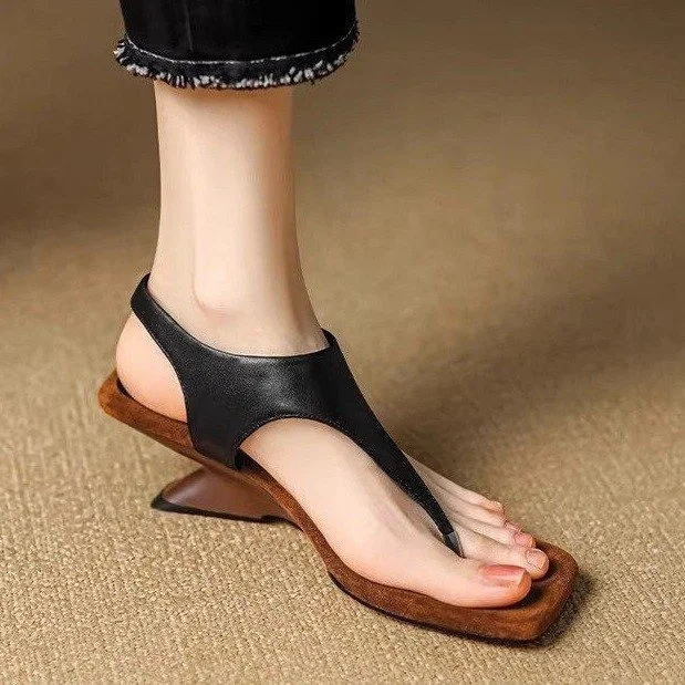 Yyvonne Sandals Women 2025 New Summer Wear High-Heeled Roman Shoes Niche Casual Sandals Women