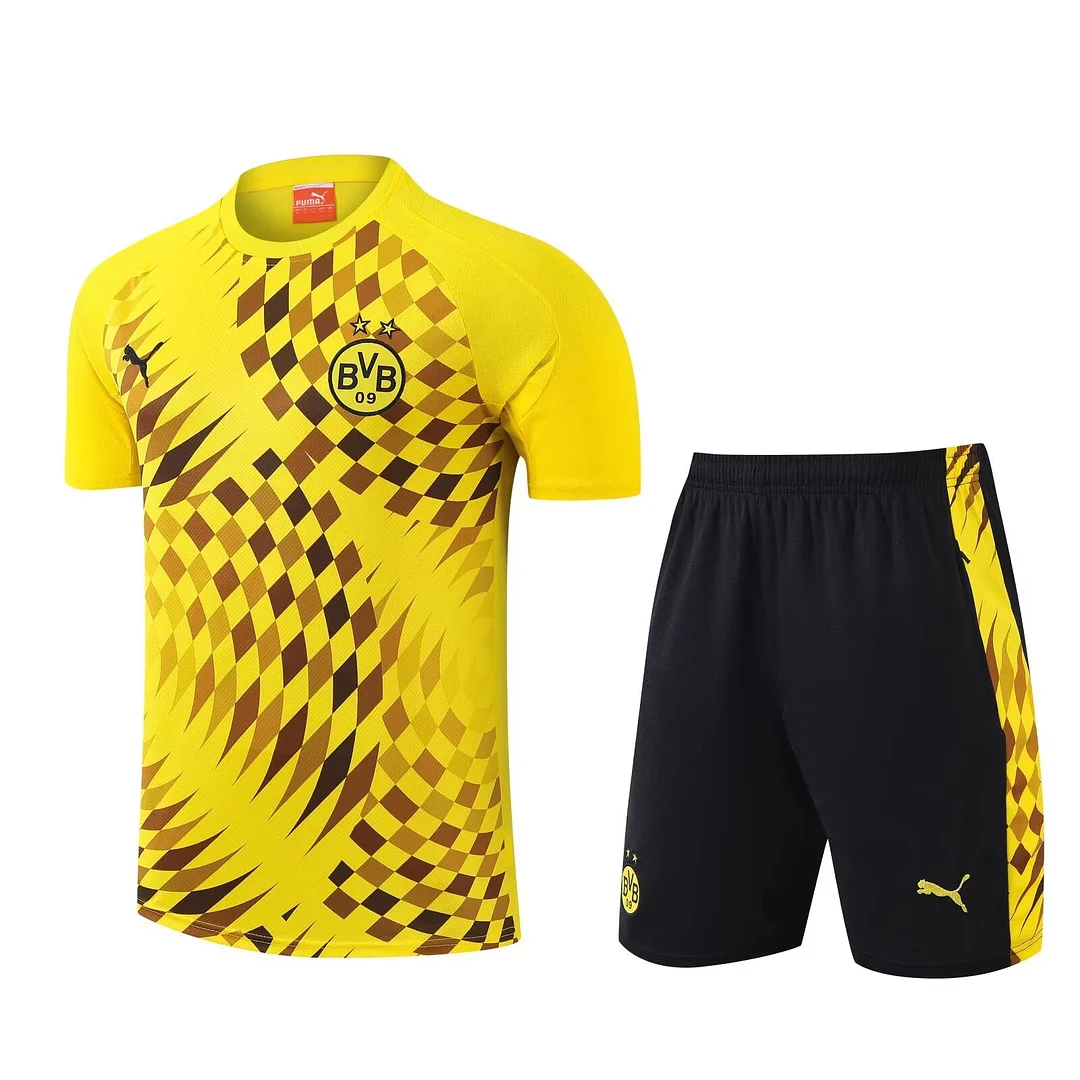 2024/2025 Dortmund Training Kit Yellow Football T-Shirt Thai Quality