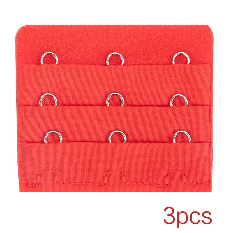 Alccn 3/5pcs Bra Extender Strap Extension 3 Hooks 2 Rows Women Intimates Lengthened Bra Hook Extenders Womens Accessoires 2/3/4Buckles