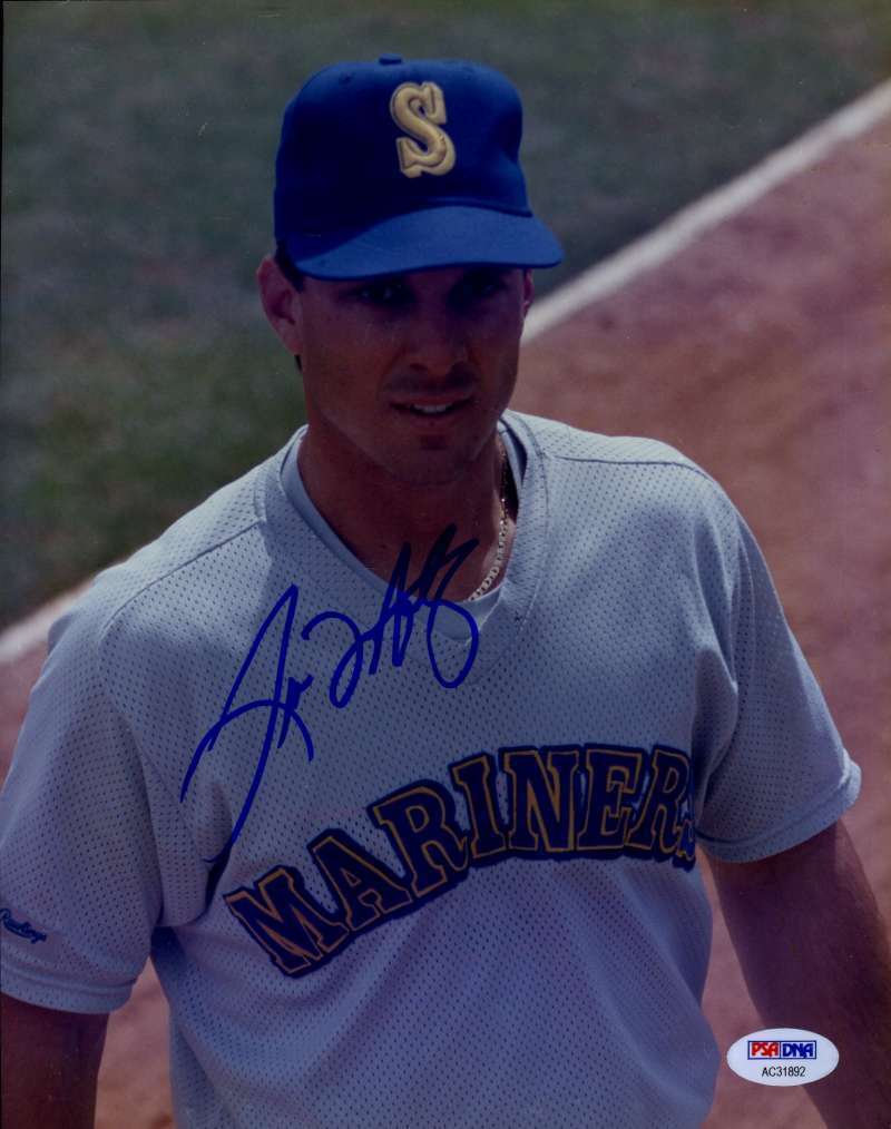 Tino Martinez Rookie Psa/dna Coa Signed 1/1 Original Image 8x10 Photo Poster painting Autograph