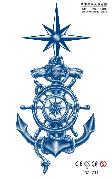 Temporary Tattoo Sticker Skull Wing Flower Cross Juice Ink Lasting Girl Women Chest Neck Hand Finger Fake Small Tatoo Hot Sale