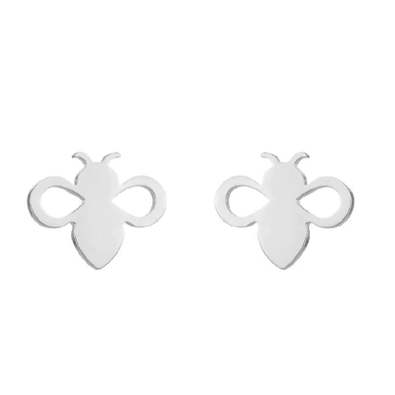 1 Pair Minimalist Animal Plating 304 Stainless Steel 18K Gold Plated Ear Studs