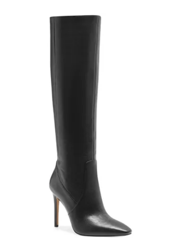Calf Length Black Boots - Classy and Timeless Vdcoo
