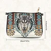 DIY Wolf Diamond Painting Leather Crossbody Chain Bag