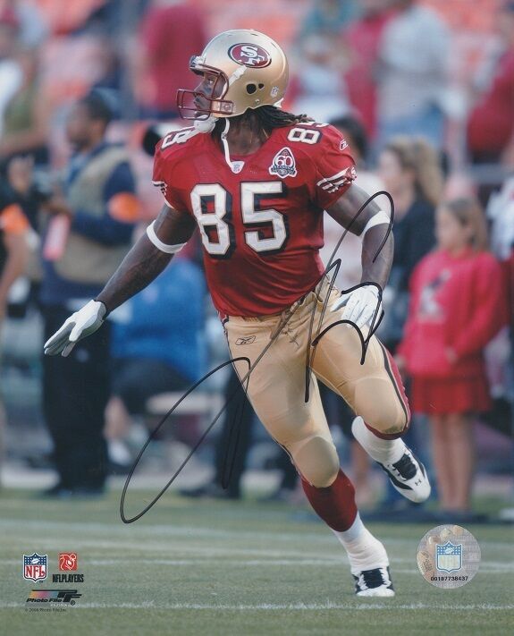 *VERNON DAVIS*SIGNED*AUTOGRAPHED*Photo Poster painting*SAN FRANCISCO*49ERS*NFL*FOOTBALL*COA*8x10