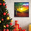 Diamond Painting -5D Round Partial AB Drill Mountain Sun(45x45cm)