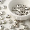 Electroplate Silver Acrylic Beads DIY Jewelry Accessories