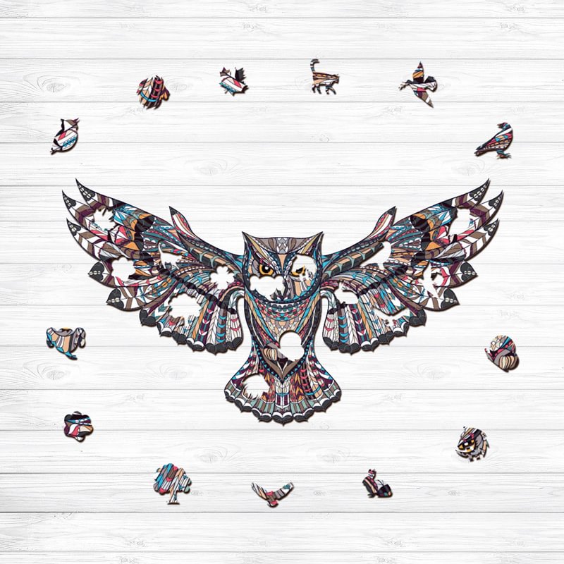 Ericpuzzle™ Ericpuzzle™The Lone Owl Wooden  Puzzle