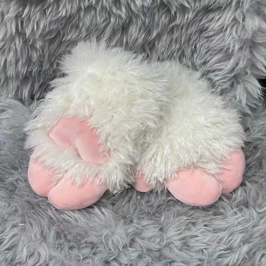 Furry Soft-Haired Sheep Hoof Paw Fursuit Paws
