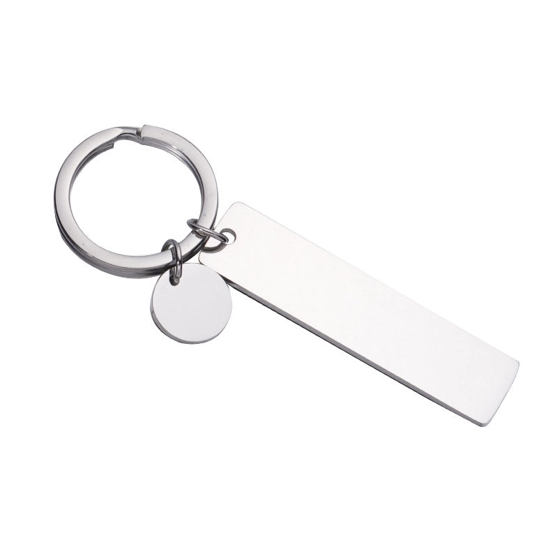 Modern Style Solid Color Stainless Steel Plating None Women’s Bag Pendant Keychain