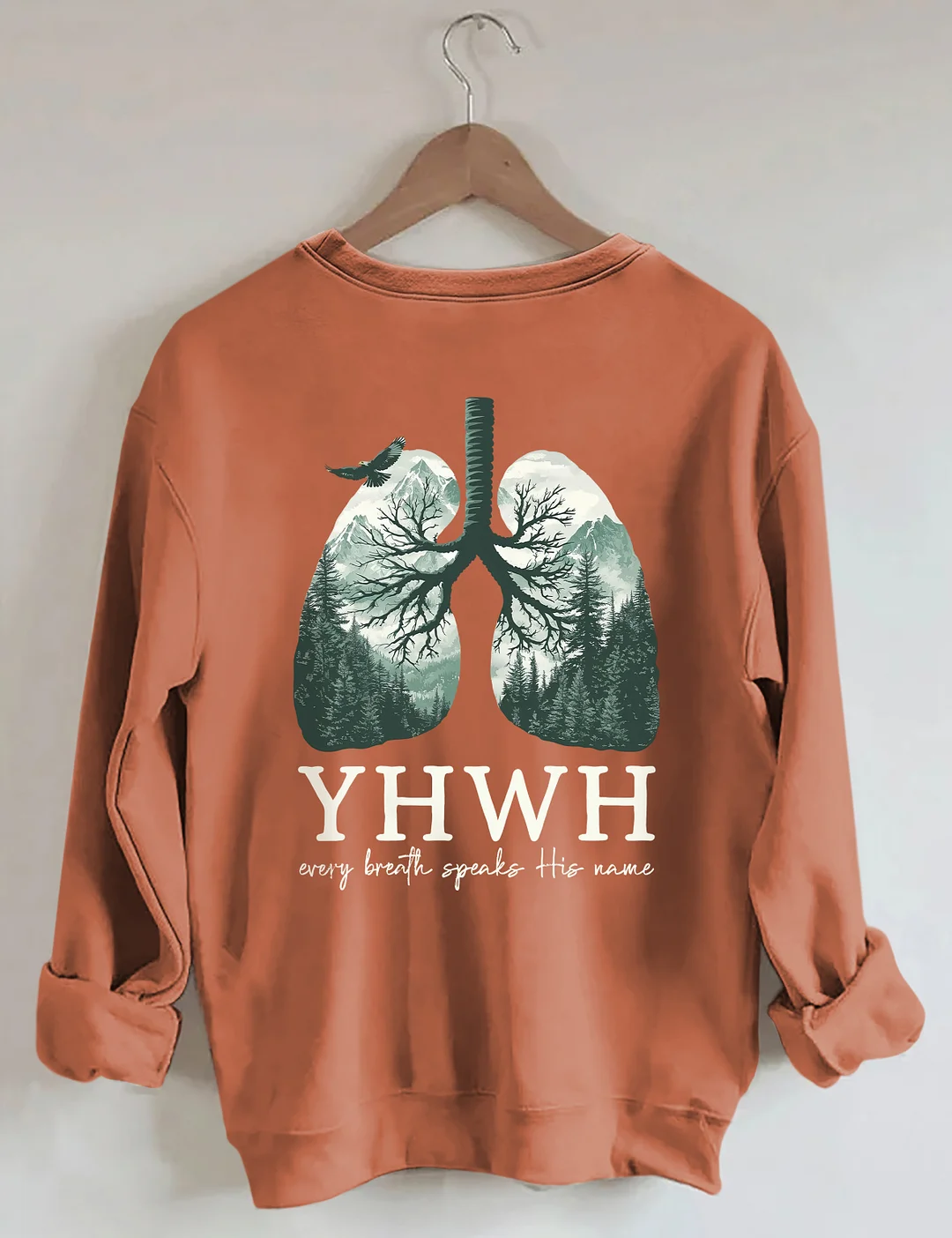 YHWH Lungs Christian Sweatshirt