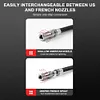 300PSI Bicycle Pump with Gauge Bike Tire Air Pump for Front Fork Rear Suspension