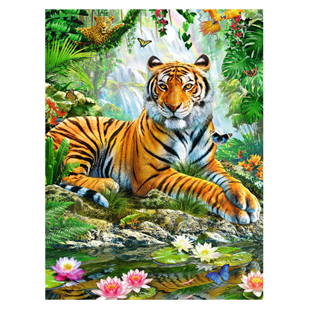 

40*50CM - Square Drill Diamond Painting - Tiger, 501 Original