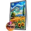 Sonnenblumen 5d DIY Diamant Kunst Malerei Sets Runde Vollbohrer Edelstein Kunst 40x60cm