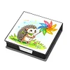 Leather Animals Diamond Painting Notecard Box Flowers Gem Art Sticky Note Holder