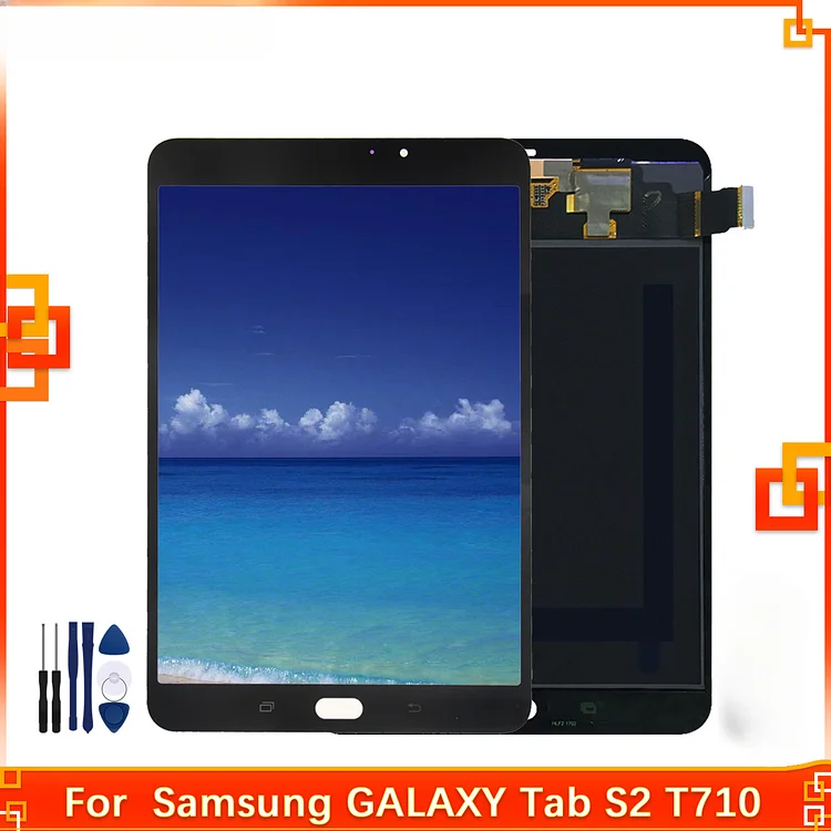 8.0" AAA++New LCD For Samsung GALAXY Tab S2 T710 T715 SM-T715  Display Touch Screen Digitizer Sensors Assembly Panel Replacement