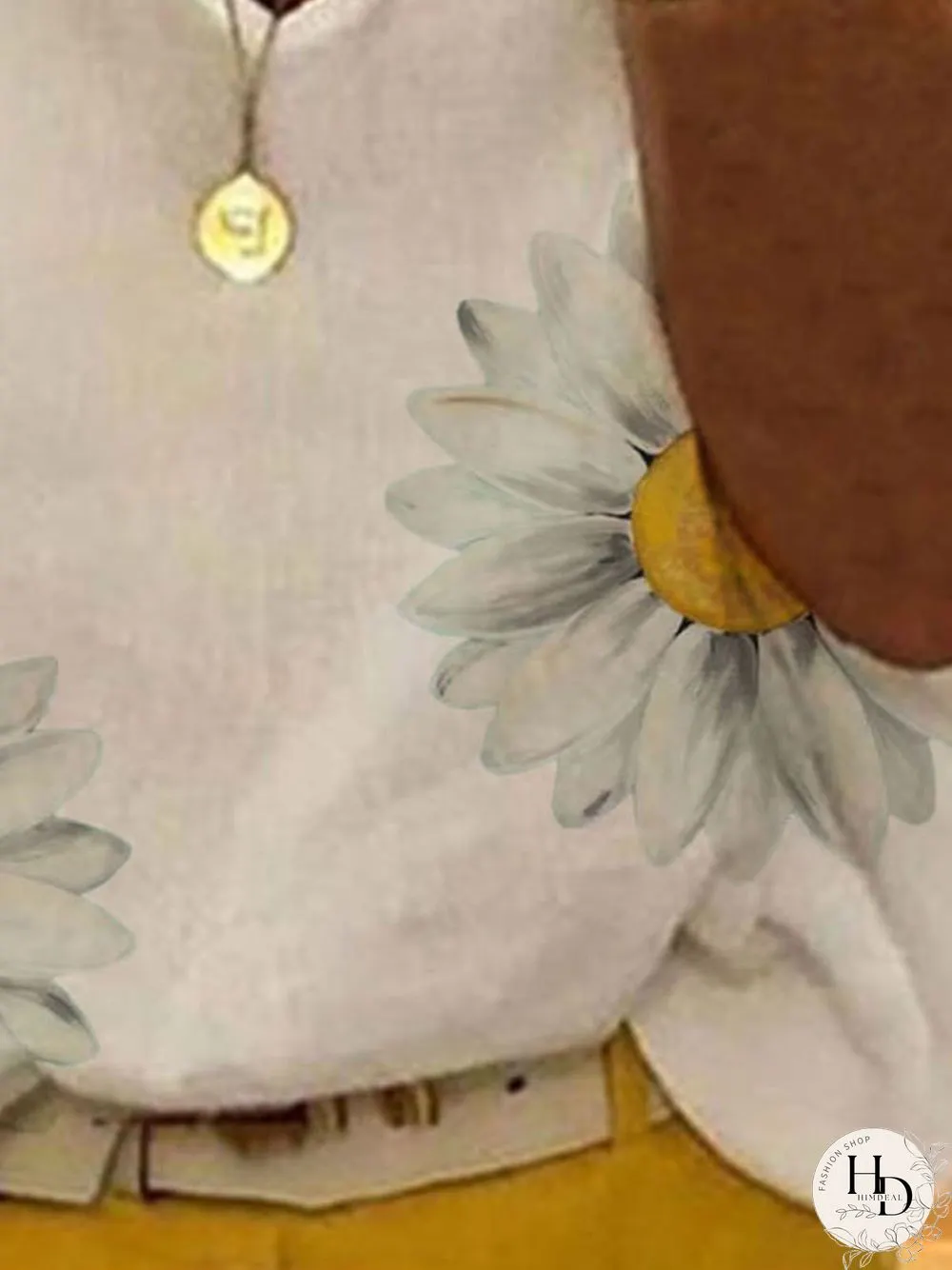 daisy Casual Cotton-Blend T-shirt