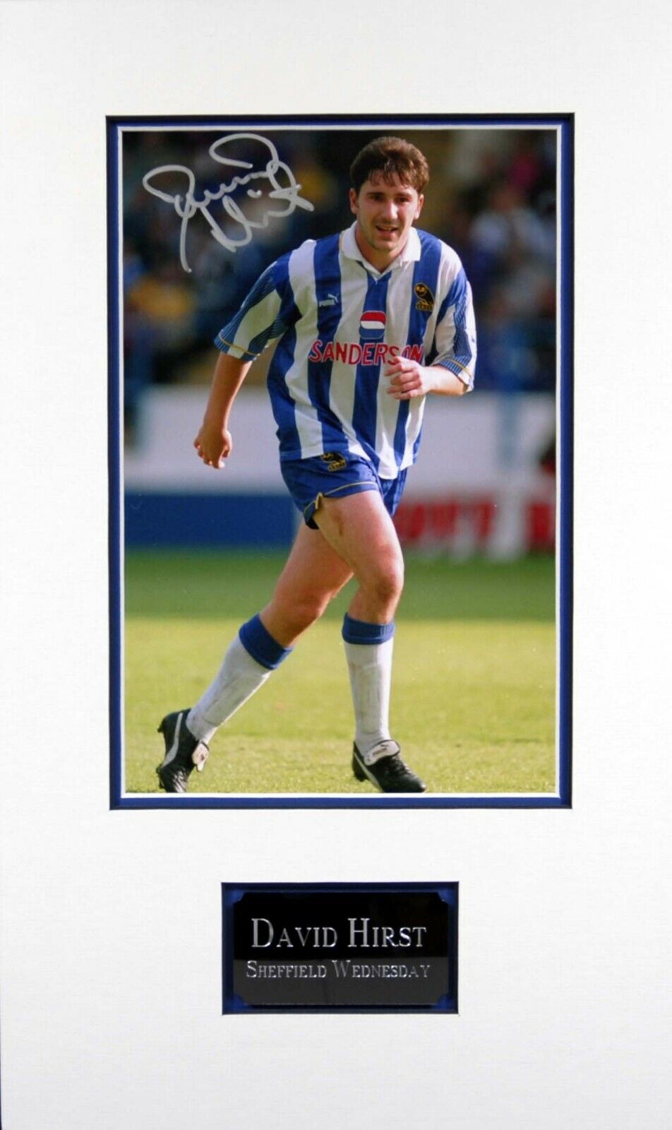 David HIRST Signed & Mounted 12x8 Photo Poster painting A AFTAL COA Sheffield Wednesday SWFC