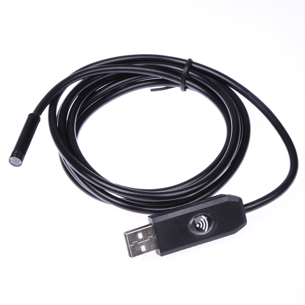 

6LED Waterproof WiFI Borescope Inspection Endoscope Snake Tube Camera For i-125014, 2m, 501 Original