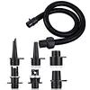 6Pcs Air-Pump Hose Connector Air Valve Nozzles Paddle SUP Board Boat Accessories