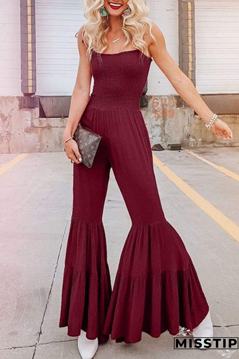 Sexy Fashion Sling Trumpet Jumpsuit