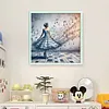 Girl In A Music Skirt-11CT Stamped Cross Stitch 50*50cm/19.69*19.69in tapestrymarket