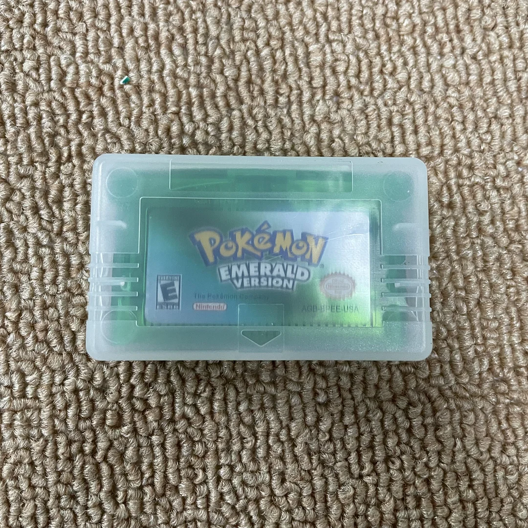 Pokemon Emerald - RTC Clock Patch GBA For GameBoy Advance - 32 Bit Video Game Cartridge