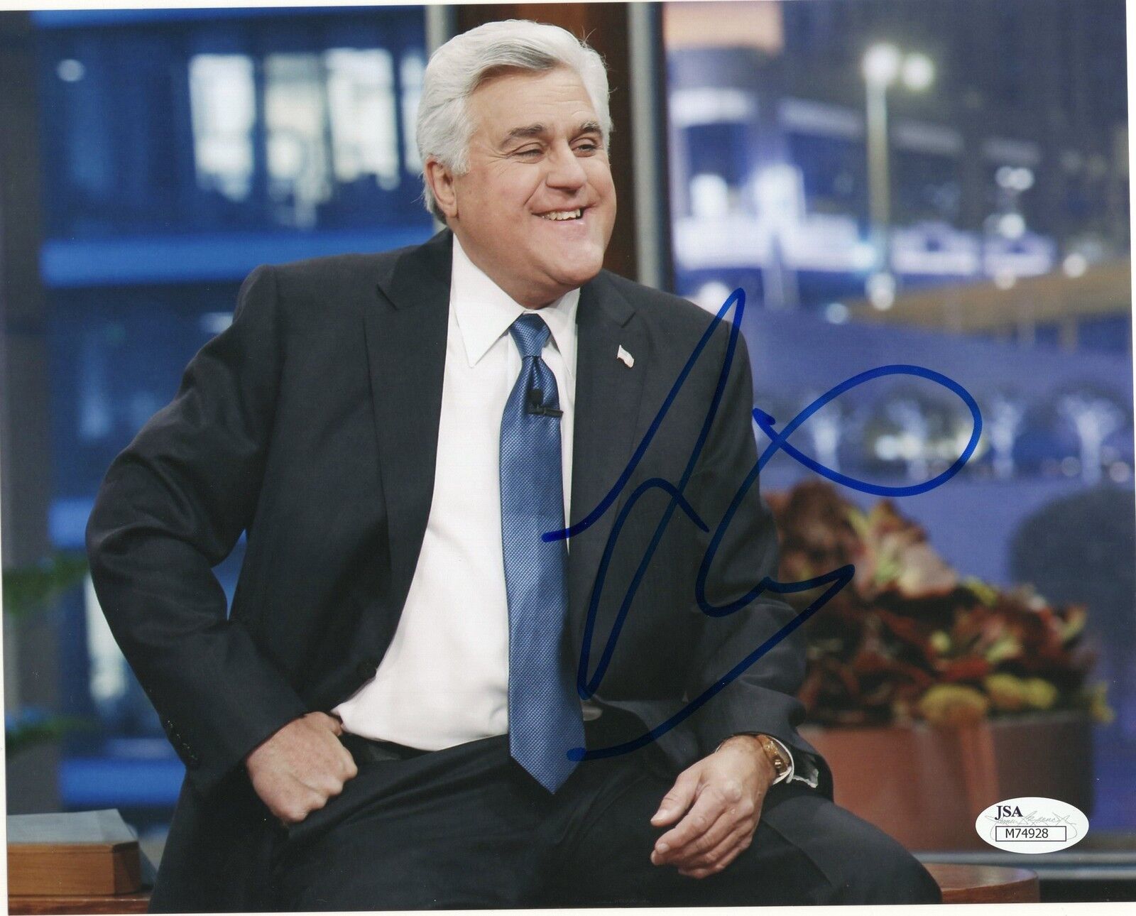 Jay Leno Talk Show Host Comedian Signed 8x10 Photo Poster painting w/JSA COA #3