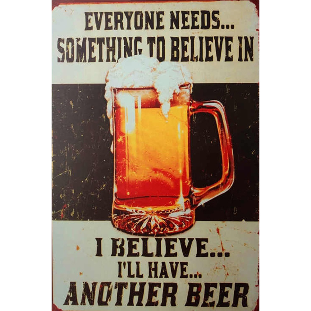 

Beer - 11CT Stamped Cross Stitch - 40*60CM (Big Size), 501 Original
