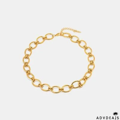 18K Gold-Plated Stainless Steel Necklace