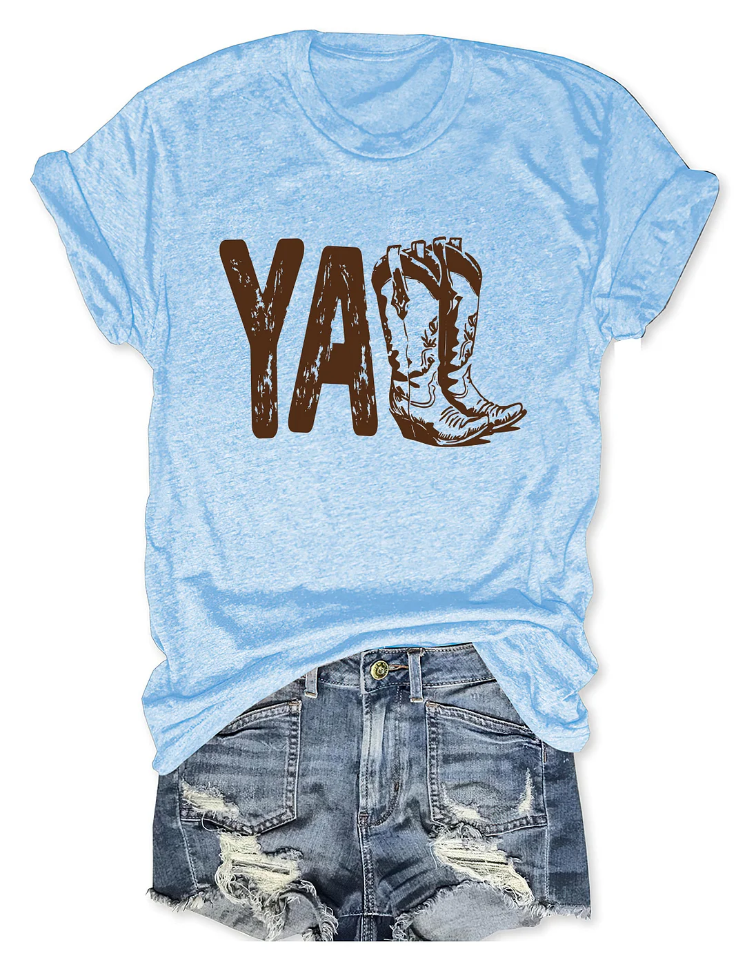 Y'all Cowboy Boots T-shirt