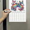Special Shaped Rainbow Butterfly 5D DIY Diamond Art Monthly Planner Kit