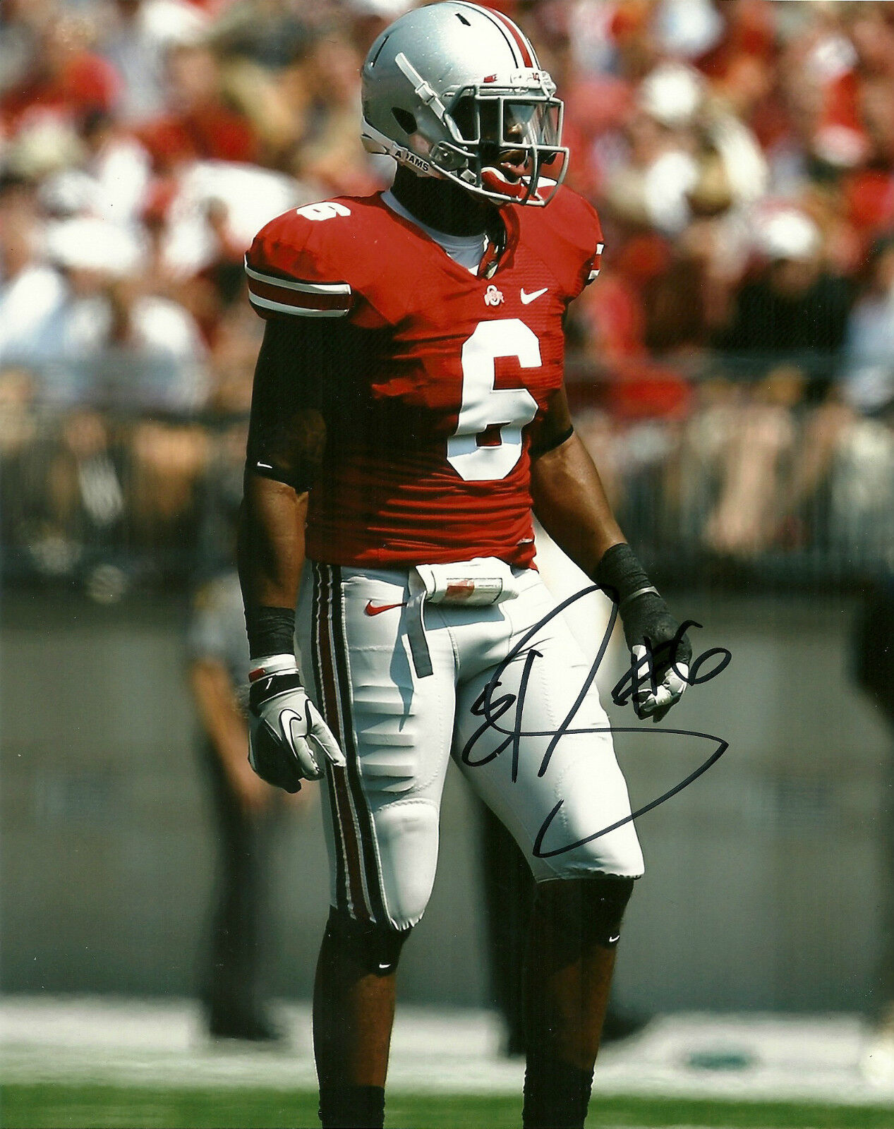 ETIENNE SABINO HAND SIGNED OHIO STATE 8X10 Photo Poster painting W/COA