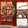 Diamond Painting Christmas Wreath Ornament DIY Kit 9.45x9.45in
