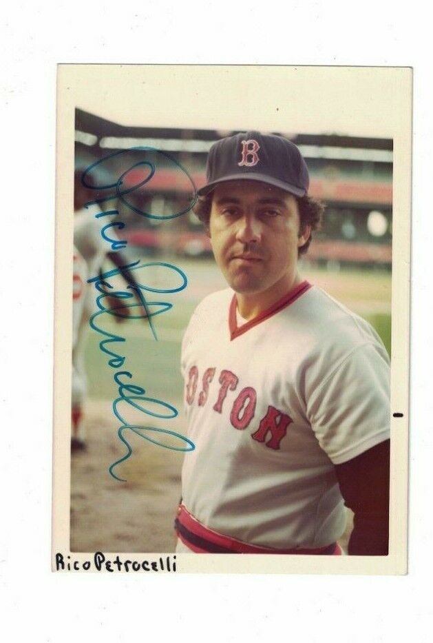 Rico Petrocelli Boston Red Sox Signed Personal Vintage Photo Poster painting W/Our COA