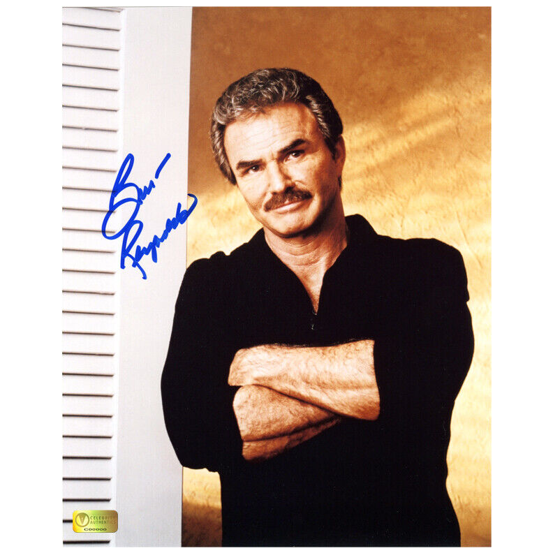 Burt Reynolds Autographed 8×10 Portrait Photo Poster painting