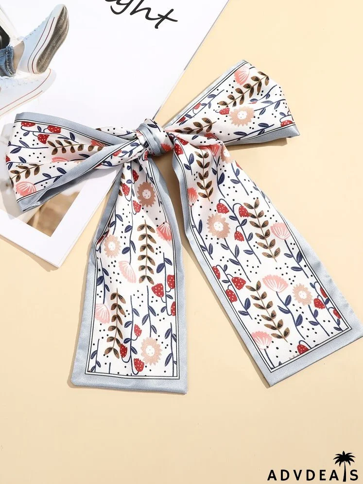 Flower Pattern Hair Tie