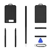 Shockproof PC Protective Case with Lanyard Anti-Scratch Voice Recorder Cover Compatible for PLAUD Note/Plaud Note Pro