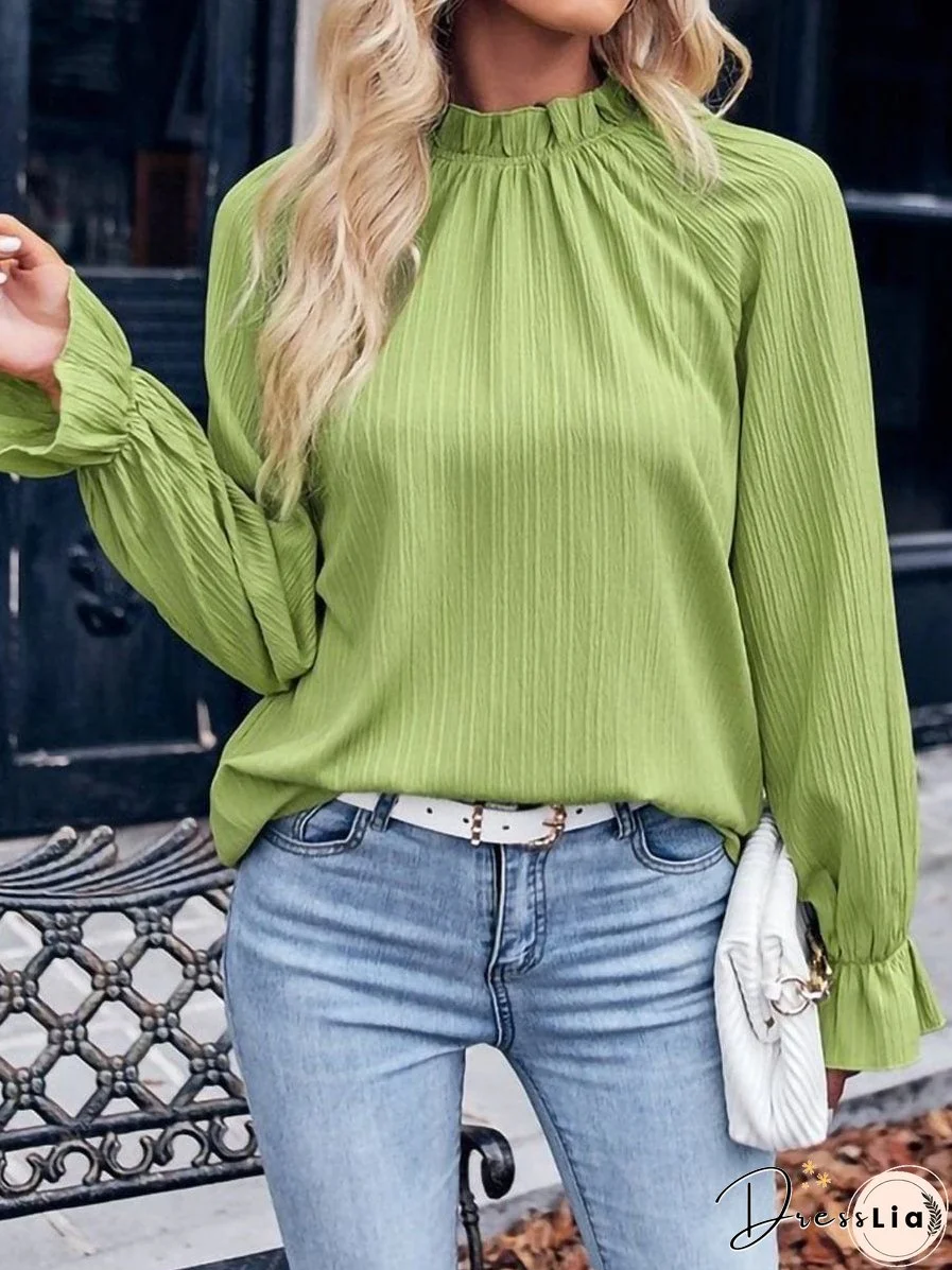 Comfortable Pleated Blouse