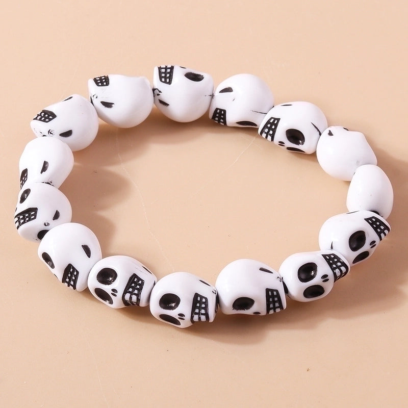 Funny Skull Beaded Bracelets