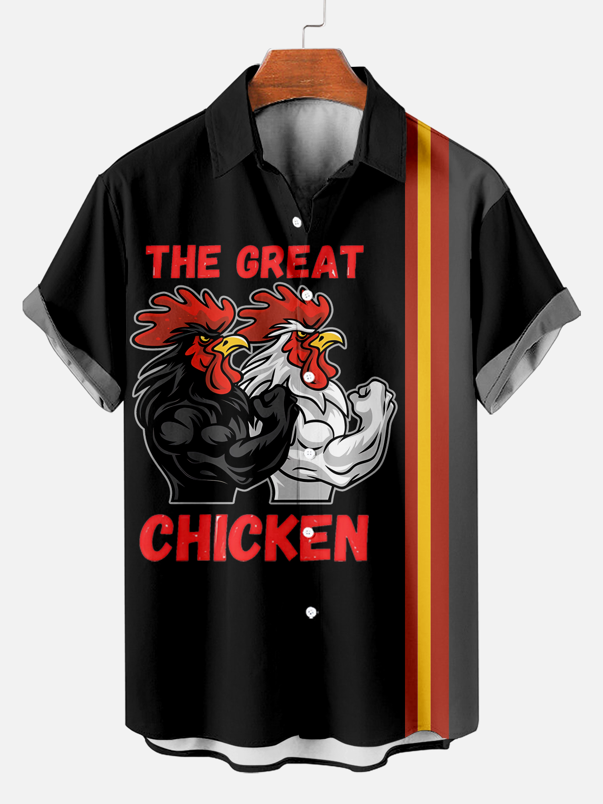 The great chicken print shirt PLUSCLOTHESMAN