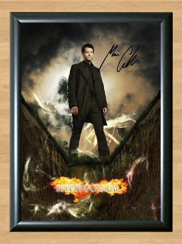 Misha Collins Supernatural  Signed Autographed Photo Poster painting Poster Print Memorabilia A4 Size