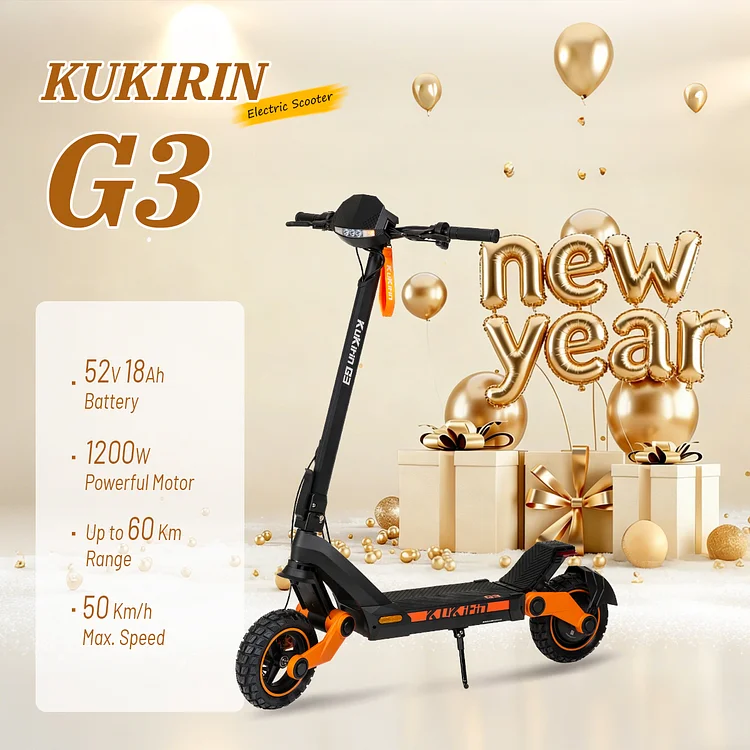 KUKIRIN G3 Electric Scooter | 936WH Power | 52V 18Ah Battery