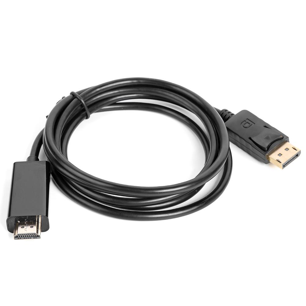 

1.8m Display Port to HDMI Cable Gold Plated 1080P DP to HDMI Adapter Cable, 501 Original