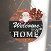 Diamond Painting Wooden Christmas Welcoming Words Hanging Ornament Kits