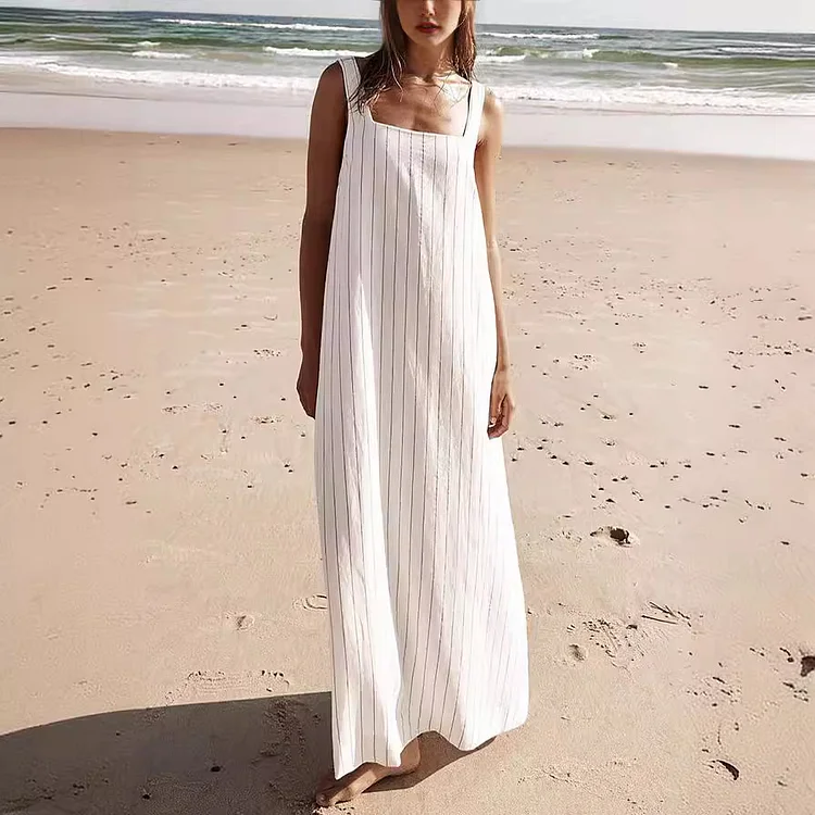 Striped Print Dress